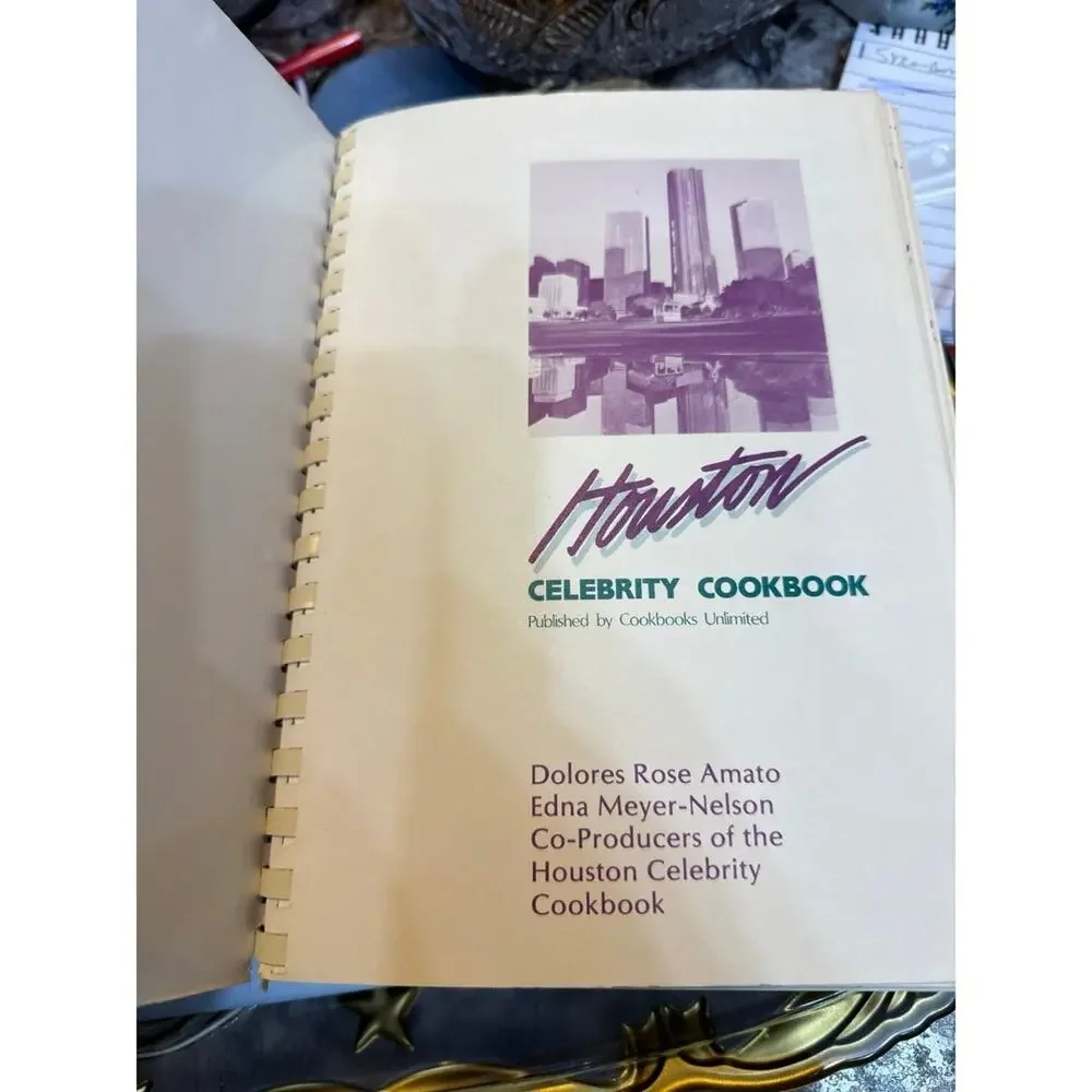 Houston Celebrity Cookbook Texas,‎ vintage 1984